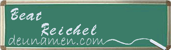 Beat Reichel Visitenkarte